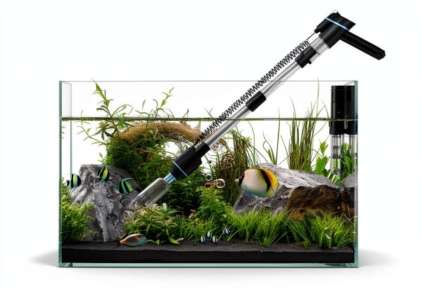 BOSTANA Aquarium Gravel Cleaner Electric Vacuum Water-5