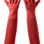SunGrow Aquarium Gloves Long Rubber Waterproof Fish Tank-0