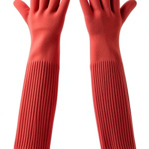 SunGrow Aquarium Gloves Long Rubber Waterproof Fish Tank-0