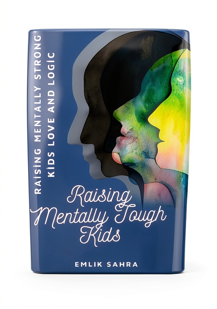 Kindle eBook Child Discipline Parenting Morals open on tablet during family discussion