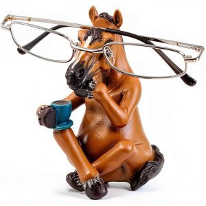 Horse Eyeglasses Holder Poly Resin Stand Fun Display-0