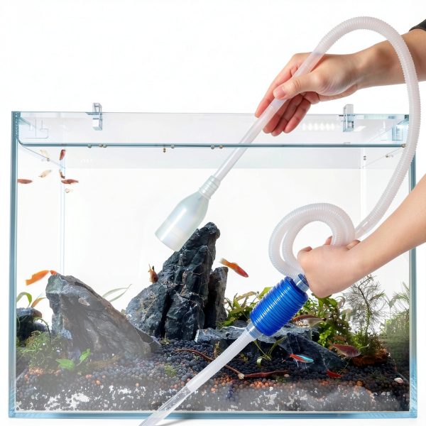 AQUANEAT Aquarium Gravel Cleaner Siphon Pump Fish Tank-5