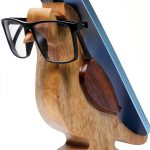 Bird Spectacle Holder ARTISENIA Mango Wood Desk Organizer-0