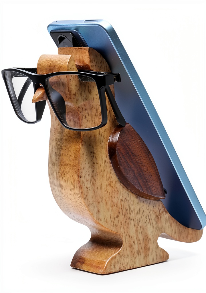 ARTISENIA Bird Spectacle Holder on a wooden desk