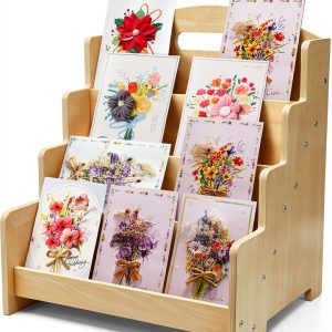 Luapeton Wood Display Shelf Detachable Farmhouse Style-0