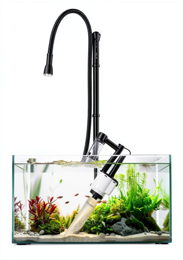 AQQA Electric Gravel Vacuum Fish Tank Cleaner 480 GPH-6