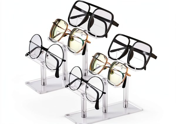 Sintuff 3 Tier Acrylic Sunglass Display Stand Organizer-0
