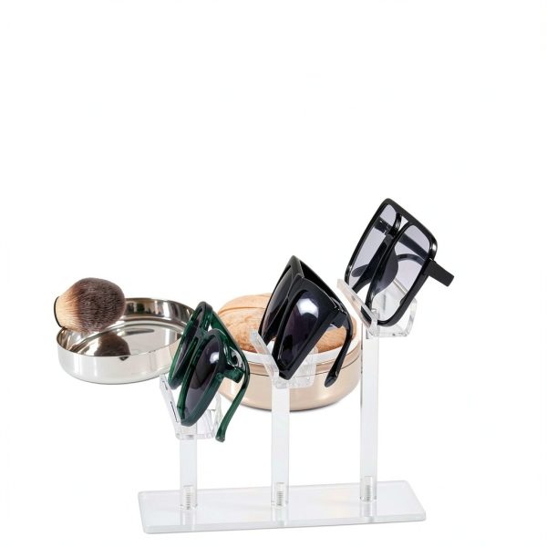 Sintuff 3 Tier Acrylic Sunglass Display Stand Organizer-4