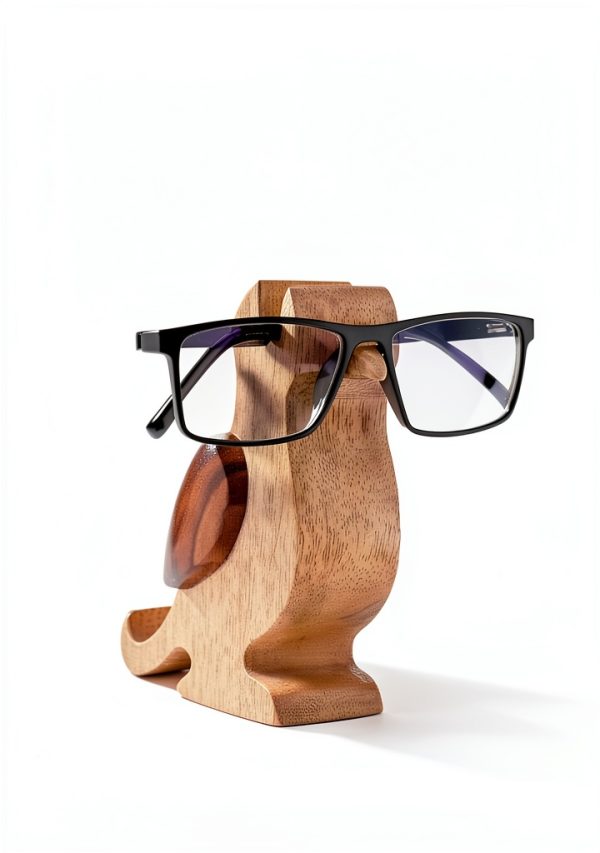 Bird Spectacle Holder ARTISENIA Mango Wood Desk Organizer-4