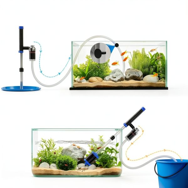 Suness Electric Aquarium Gravel Cleaner Adjustable Power-2