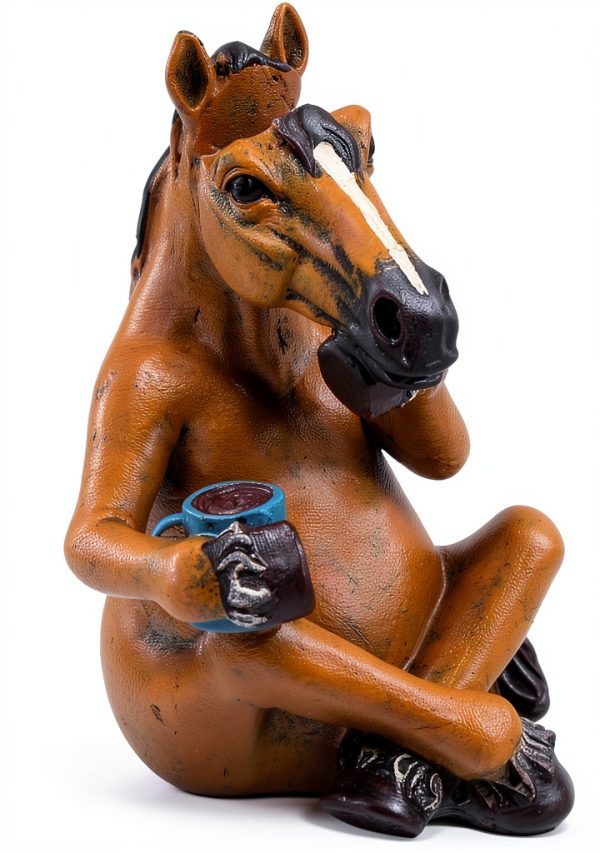 Horse Eyeglasses Holder Poly Resin Stand Fun Display-1