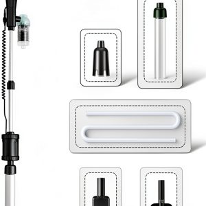 AKKEE Aquarium Gravel Cleaner Electric Water Change Filter-0