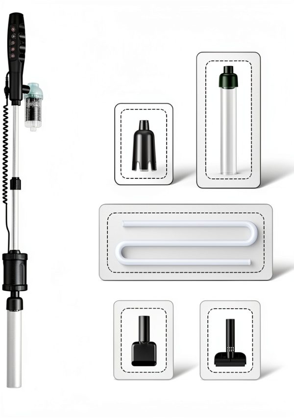 AKKEE Aquarium Gravel Cleaner Electric Water Change Filter-0