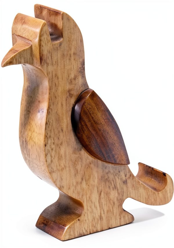 Bird Spectacle Holder ARTISENIA Mango Wood Desk Organizer-5