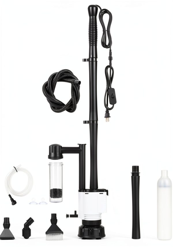 AQQA Electric Gravel Vacuum Fish Tank Cleaner 480 GPH-0