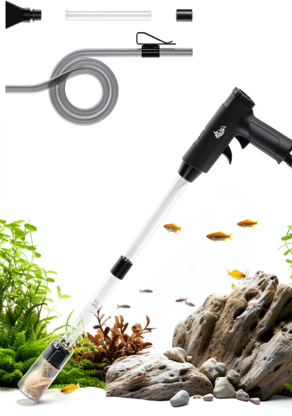 Aquarium Gravel Cleaner AQQA 4in1 Vacuum-6