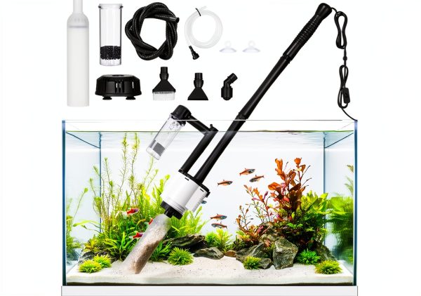 Aquarium Gravel Cleaner by AQQA 30W Copper Motor-0