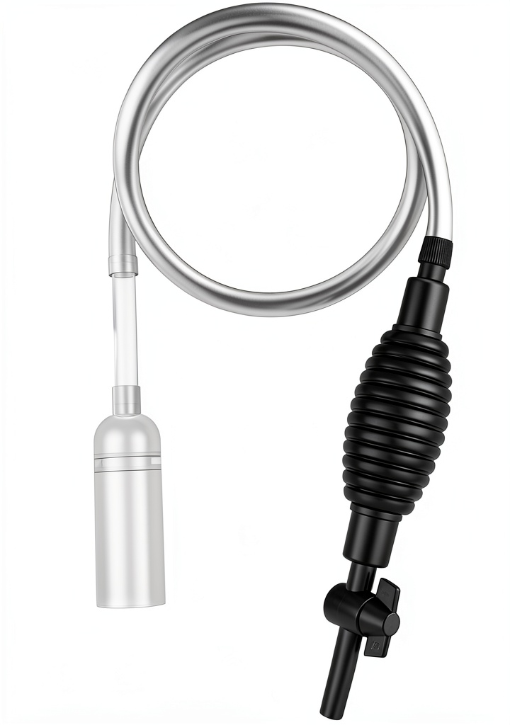 Installing NEWPOL Aquarium Gravel Cleaner 5.7 FT Easy Control on a wooden desk