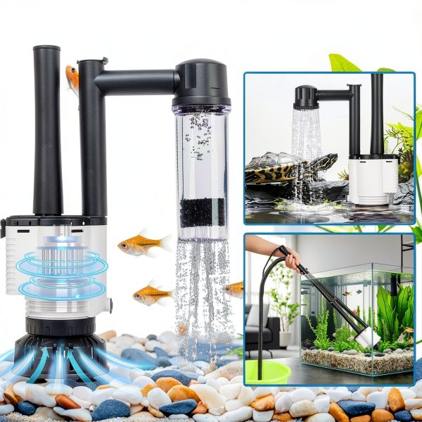 Aquarium Gravel Cleaner by AQQA 30W Copper Motor-3