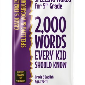 2000 Spelling Words Book 4 STP Books Grade 5 to 6 Replica Workbook-0