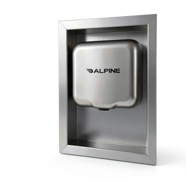 Alpine Bathroom Hand Dryer Recess Kit - Stainless Steel ALP400-1