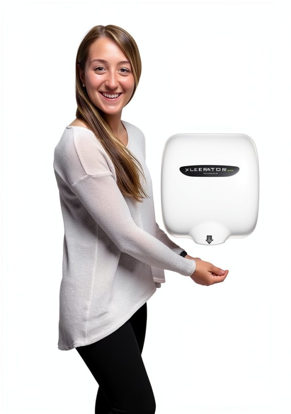 Hand Dryer Excel Dryer XL-BW-ECO-1.1N White Thermoset Commercial-2