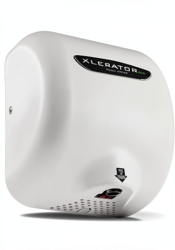 Hand Dryer Excel Dryer XL-BW-ECO No Heat White Thermoset Resin Cover-1