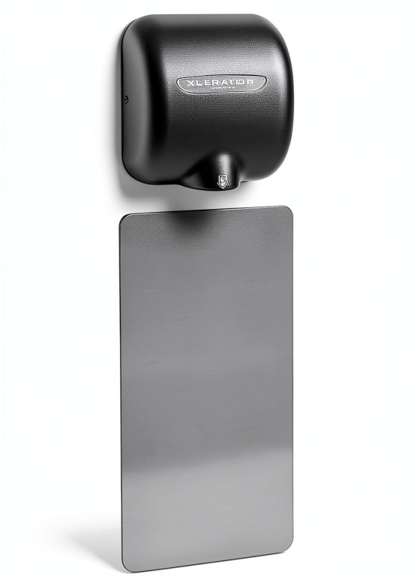 Splash Guard for XLERATOR Hand Dryer - Stainless Steel Wall Protector-2