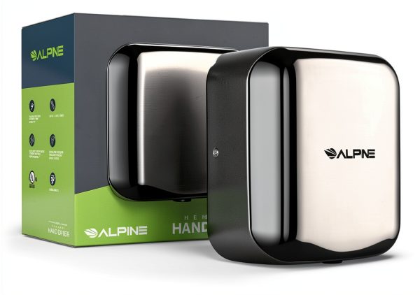 Alpine Automatic Hand Dryer High Speed 1800W Stainless Steel-0