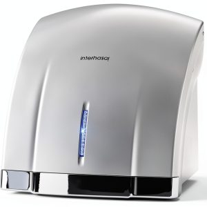 interhasa! Compact Hand Dryer for Bathroom 110V Electric Commercial Hand Dryer Wall Mounted with Hot n Cold Air, 3-Pin Plug in-0