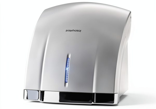 interhasa! Compact Hand Dryer for Bathroom 110V Electric Commercial Hand Dryer Wall Mounted with Hot n Cold Air, 3-Pin Plug in-0