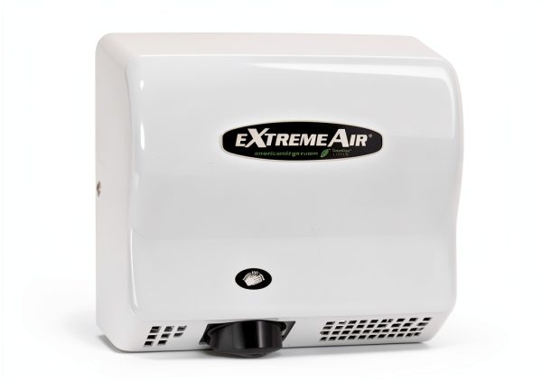 American Dryer Hand Dryer EXT7-M Steel White Universal Voltage-0