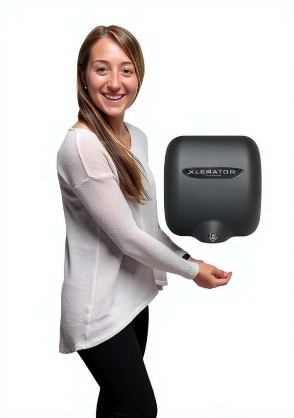 Hand Dryer XLERATOR by Excel Dryer Mounted Graphite Cover 8-Sec Dry-4