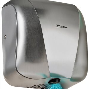 Automatic Commercial Hand Dryer PLUSSEN 1800W Stainless Steel Silver 2-0