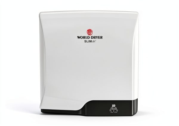 World Dryer L-974 SLIMdri Mounted ADA Hand Dryer Aluminum White 15s-1