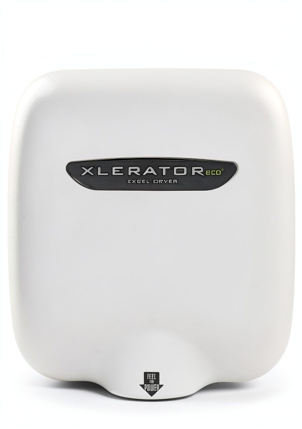 Hand Dryer Excel Dryer XL-BW-ECO No Heat White Thermoset Resin Cover-0