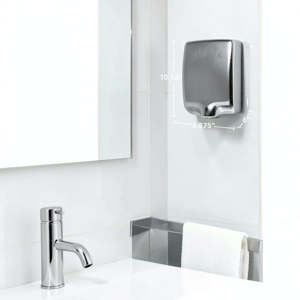Commercial Hand Dryer EnBath Stainless Steel 224 MPH Energy Saver-6