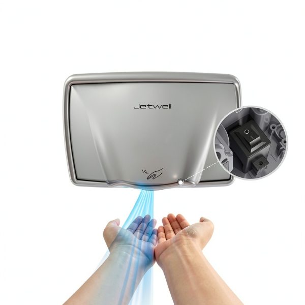 Hand Dryer JETWELL Stainless Steel Compact High Speed Warm Air JW2803-4