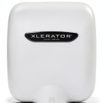 XLERATOR Excel Dryer XL-BW Hand Dryer for Commercial Bathrooms, Pro-Grade, Fast Drying Unit with White Thermoset Cover-0