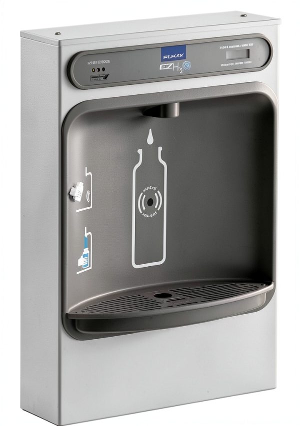 Elkay LZWSSM EZH2O Surface Mount Bottle Filler Stainless 3000 Gallon-0