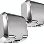 Hand Dryer Goetland 1800W Stainless Steel Pack of 2 Dull Polished-0