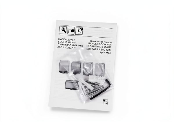 Hand Dryer Goetland 1800W Stainless Steel Pack of 2 Dull Polished-8